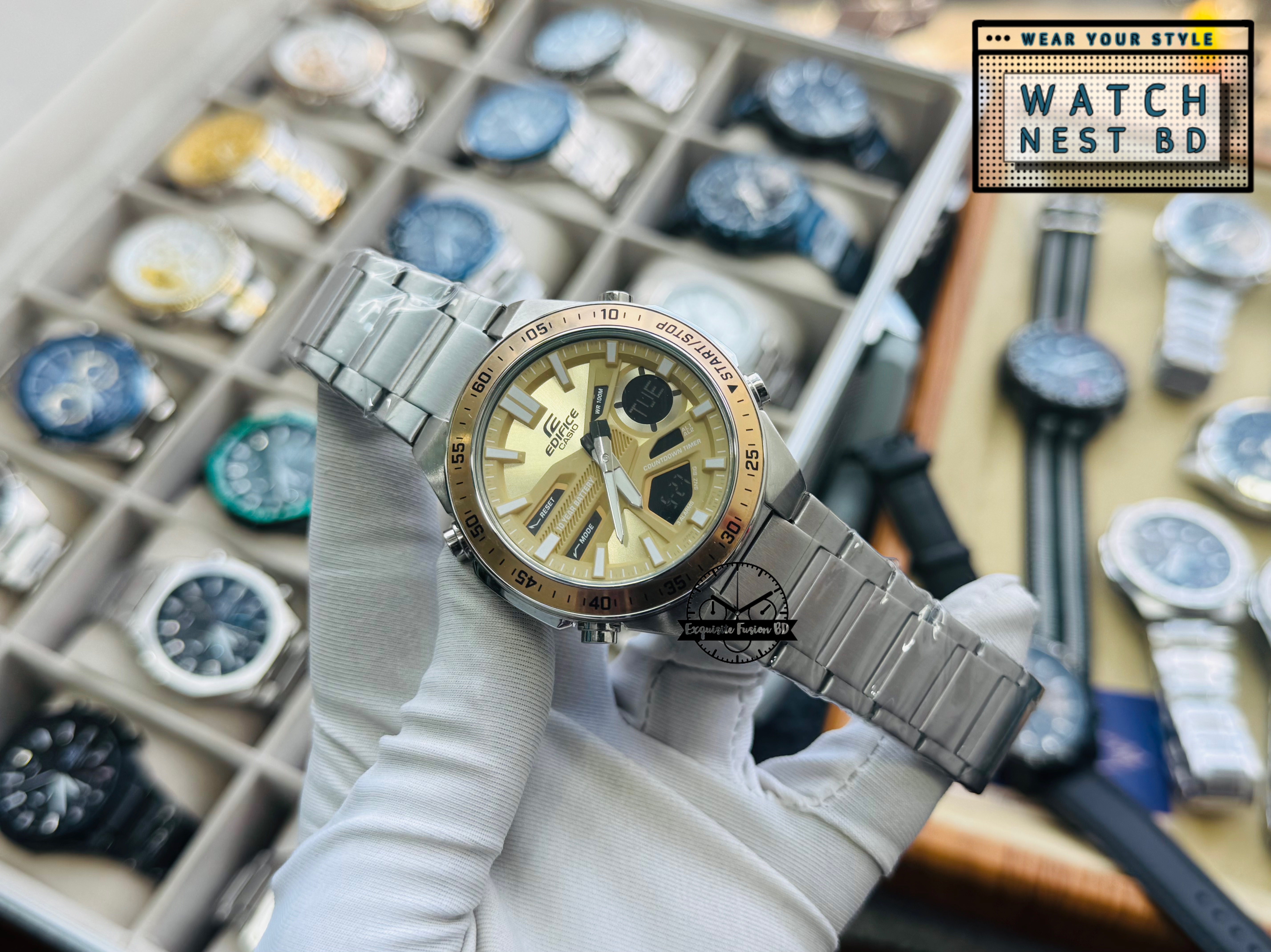 Casio Edifice (1:1 Japan Movement) AAA Grade Master Copy Watch