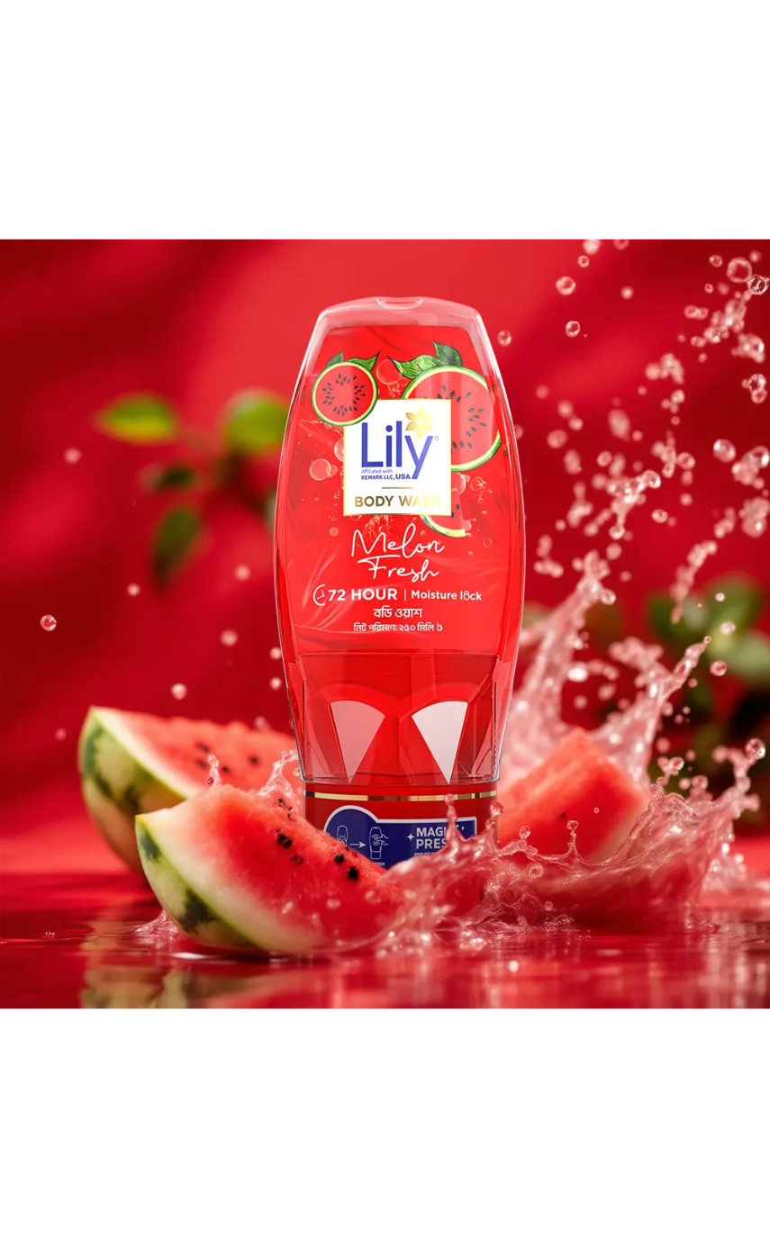 Lily Melon Fresh Body Wash 250ml - Image 3