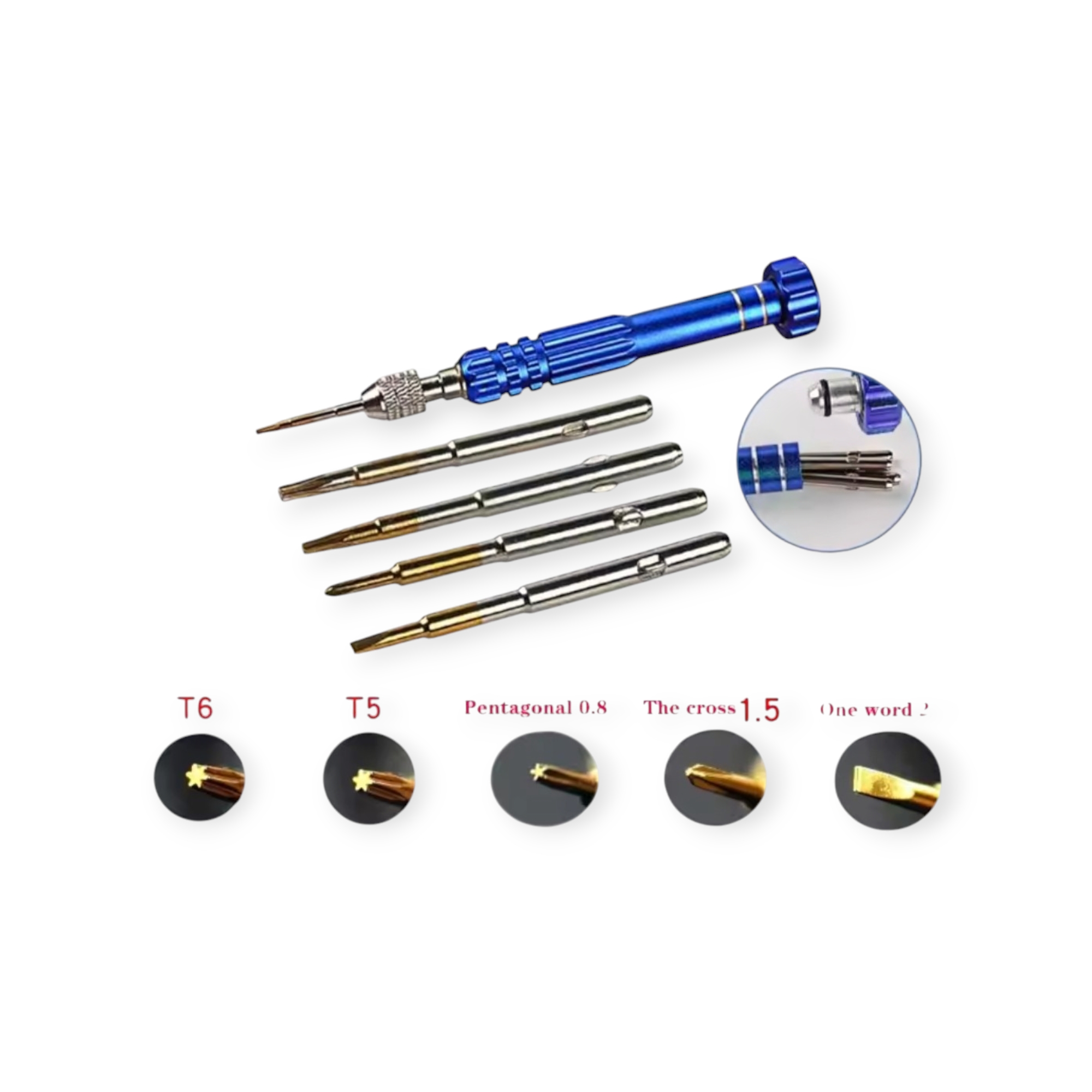 5-in-1 Precision Screwdriver Repair Kit | Mobile Phone Opening Tools_img_2