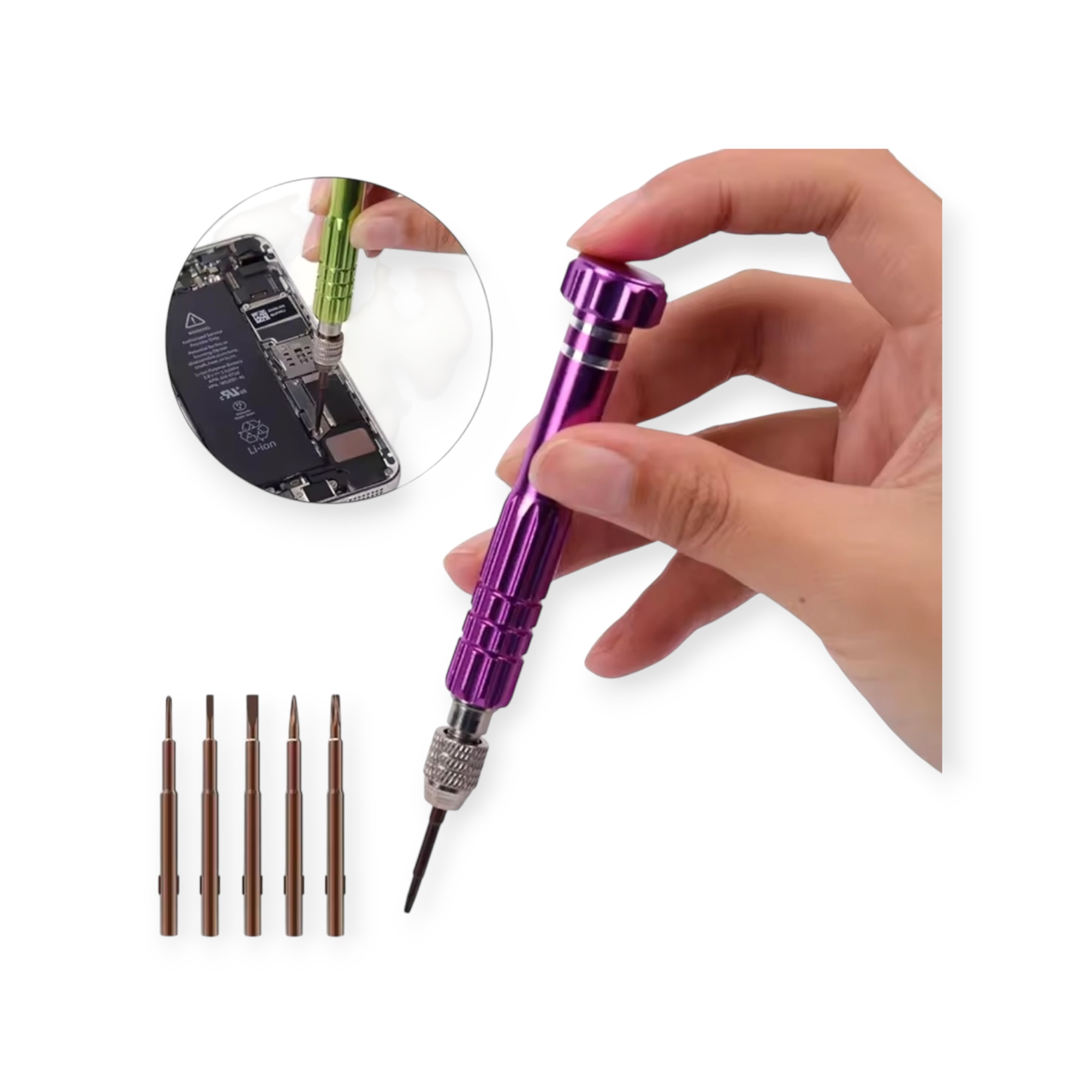 5-in-1 Precision Screwdriver Repair Kit | Mobile Phone Opening Tools_img_3
