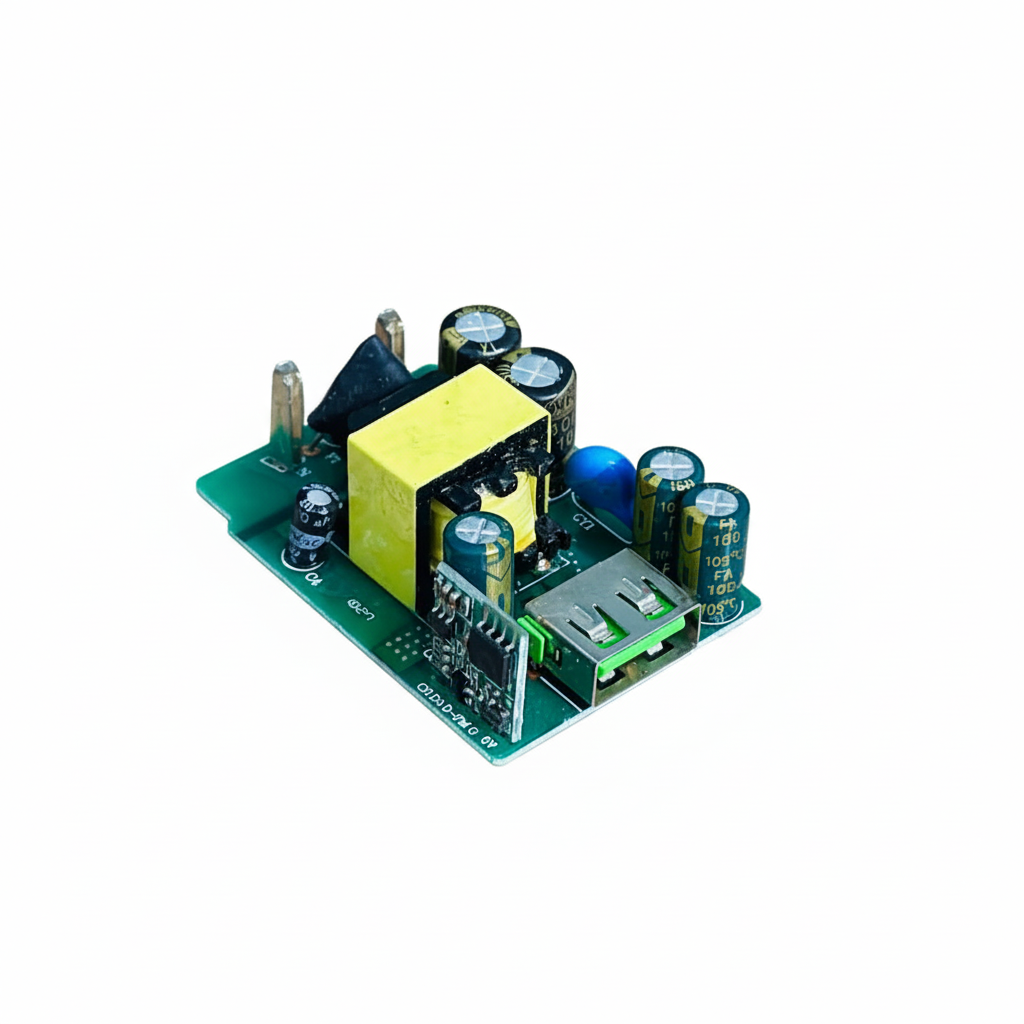 220V to 5V SMPS Power Supply Module | USB Output | Mobile Charger Circuit | Compact AC-DC Converter