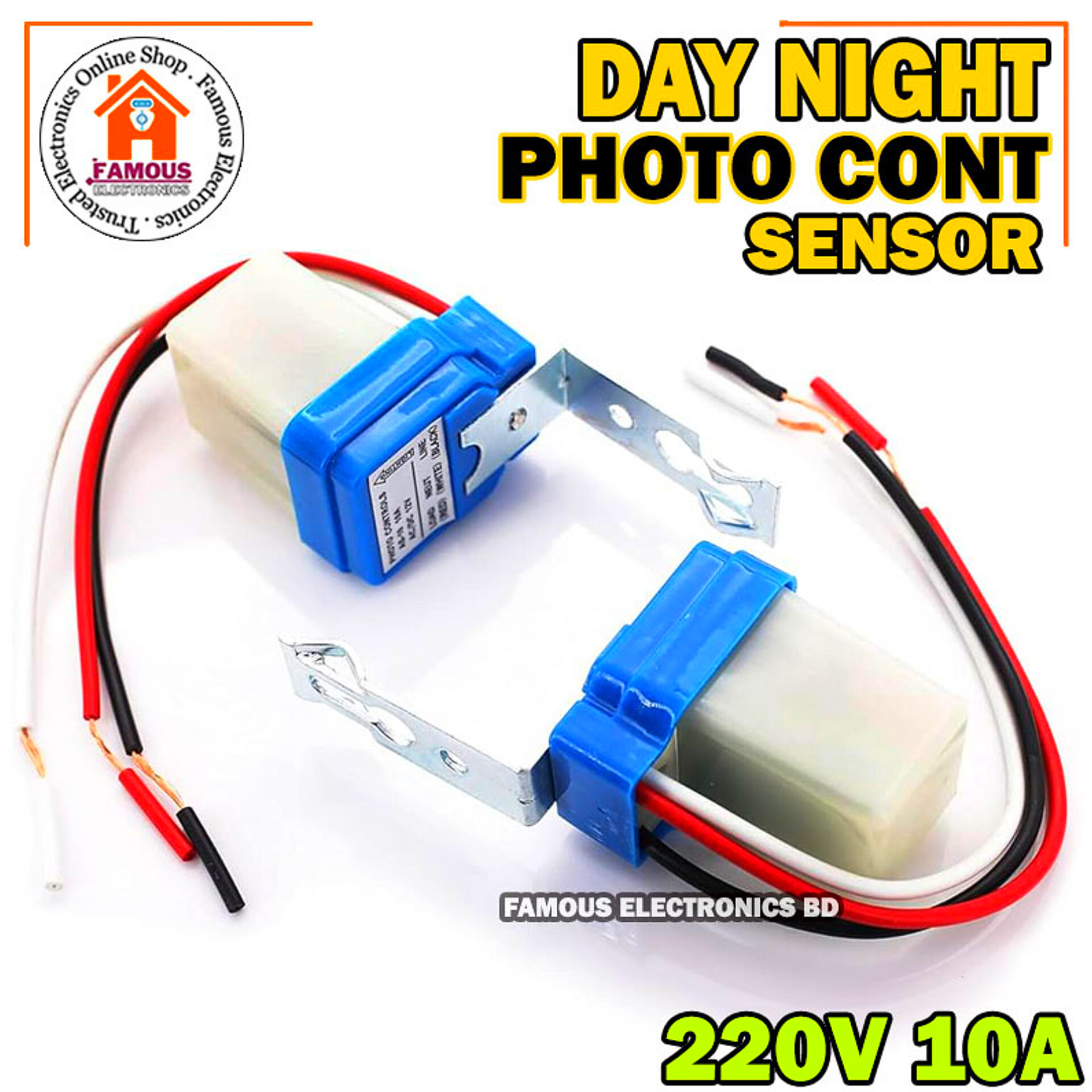 Ac Day Night Auto On Off light Sensor switch 10A/Automatic Auto On Off Street Light Switch Photo Control Sensor for AC 220V 10A_img_4