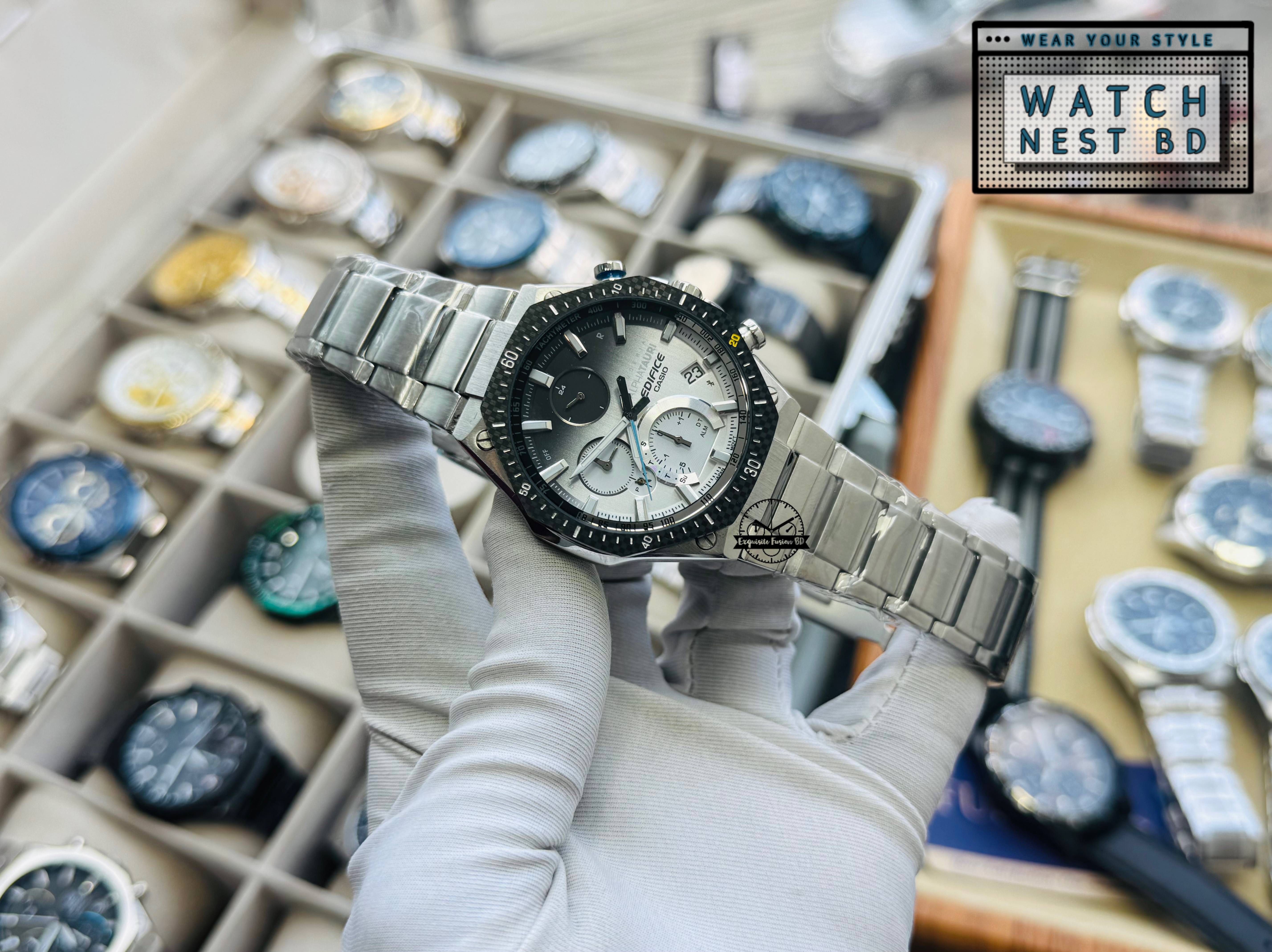 Casio Edifice (1:1 Japan Movement) AAA Grade Master Copy Watch