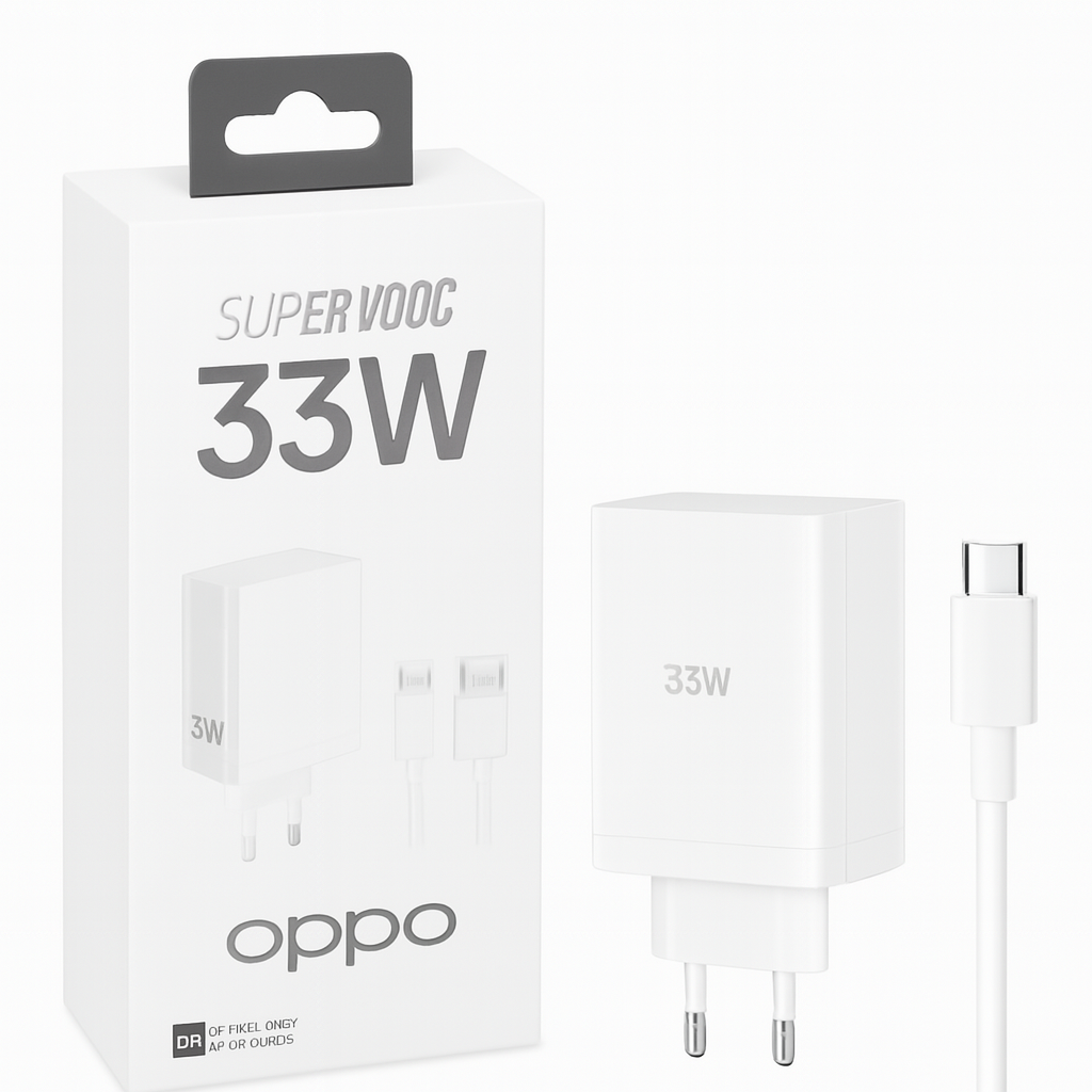 SUPERVOOC 33W SuperFlash Charger – Ultra-Fast Charging for Compatible Devices