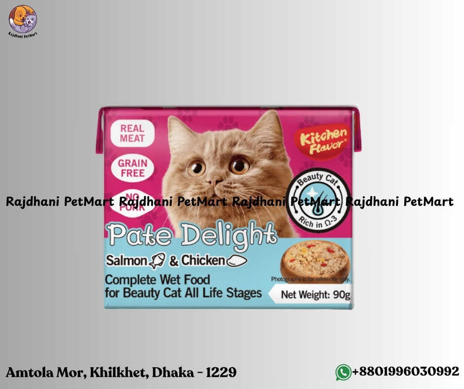 Kitchen Flavor Pate Delight Cat Wet Food Salmon & Chicken For All Stages -90gm
