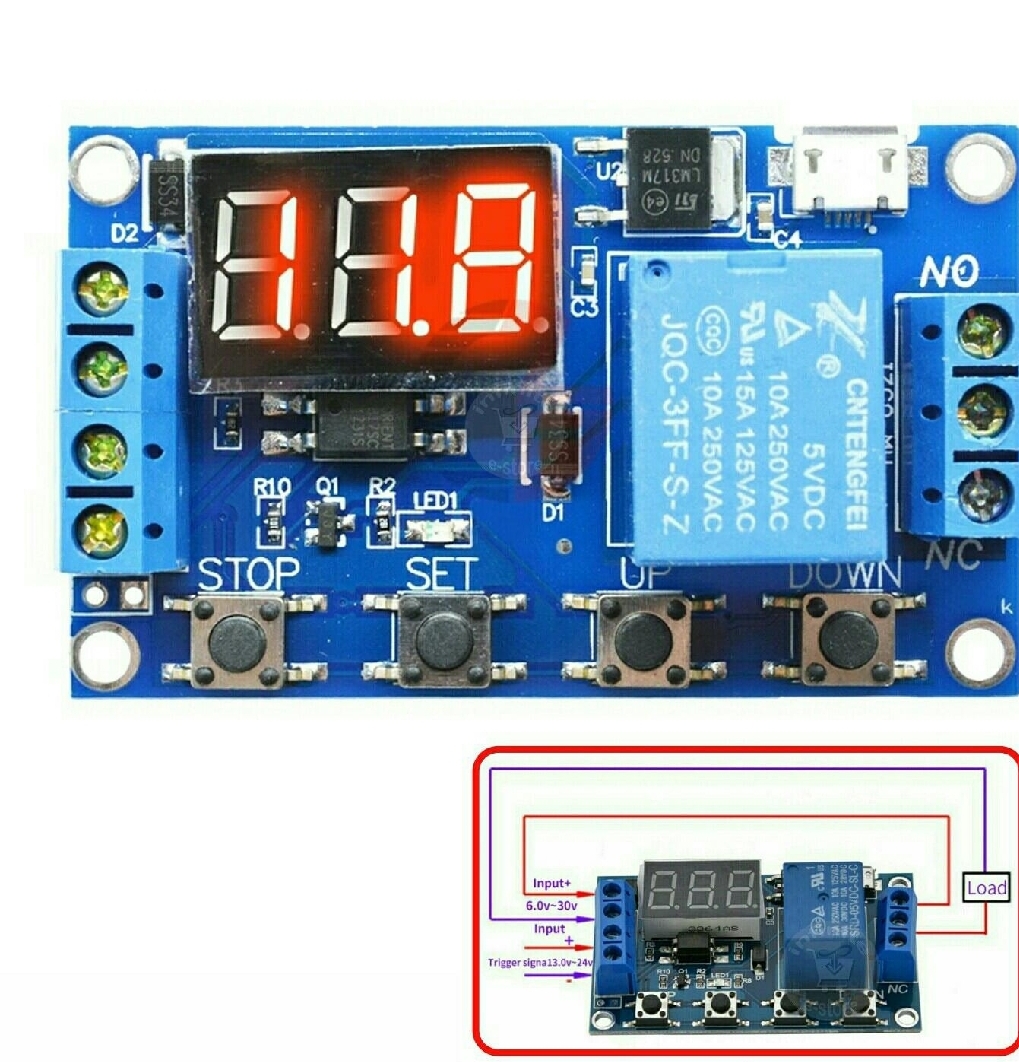 DIY Incubator Turning Motor Controller Timer Module 5–30V 10A Relay_img_2
