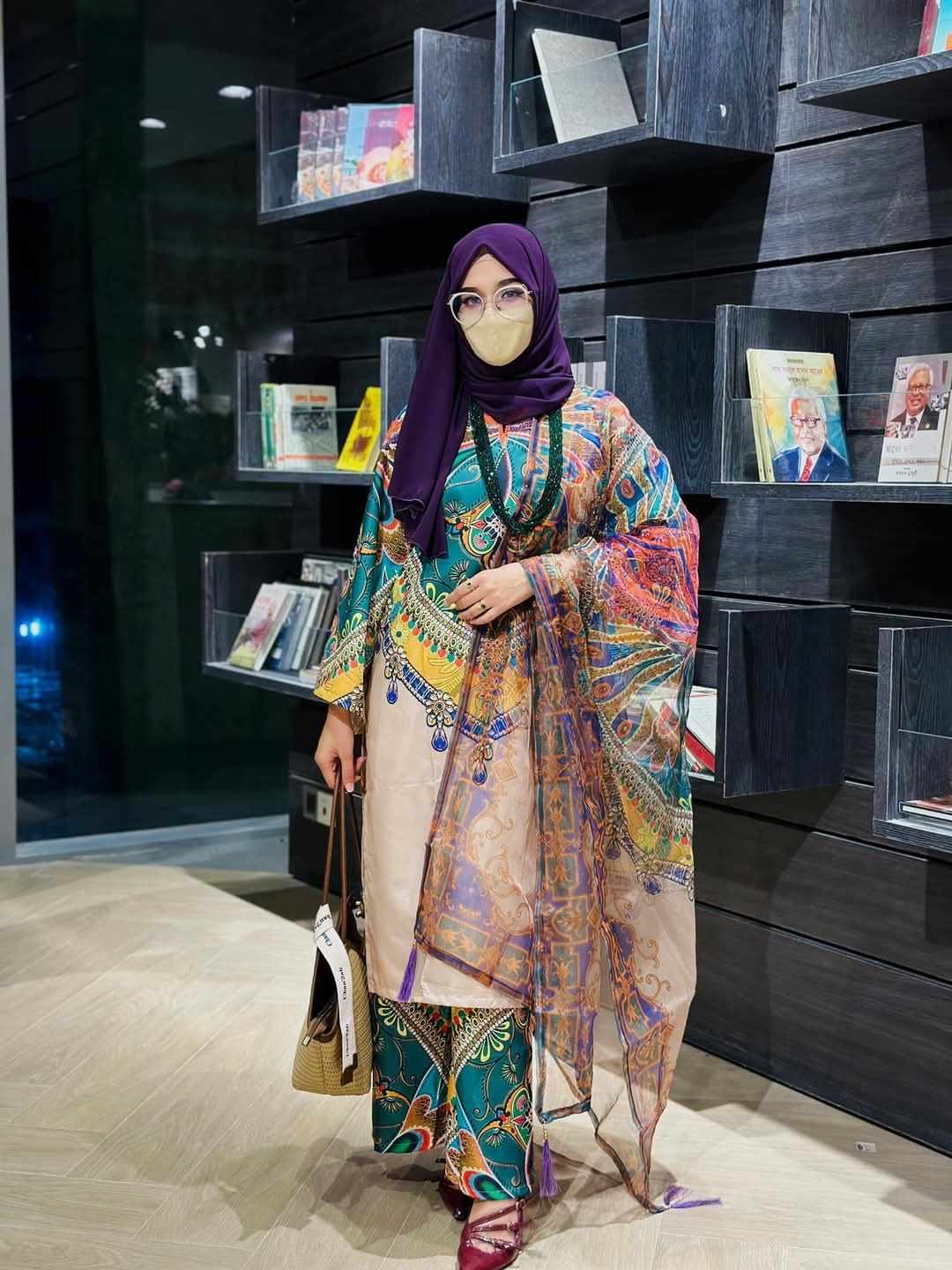 প্রিমিয়াম কোয়ালিটি দুবাই সিল্ক প্রজাপতি থ্রি-পিস 🦋_img_1