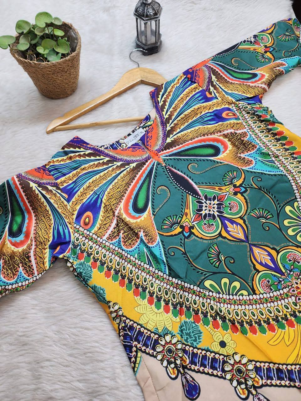 প্রিমিয়াম কোয়ালিটি দুবাই সিল্ক প্রজাপতি থ্রি-পিস 🦋_img_4