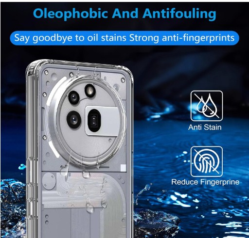 EGOTUDE Clear Transparent Hard Back Cover Case for Nothing Phone 3a Pro_img_4