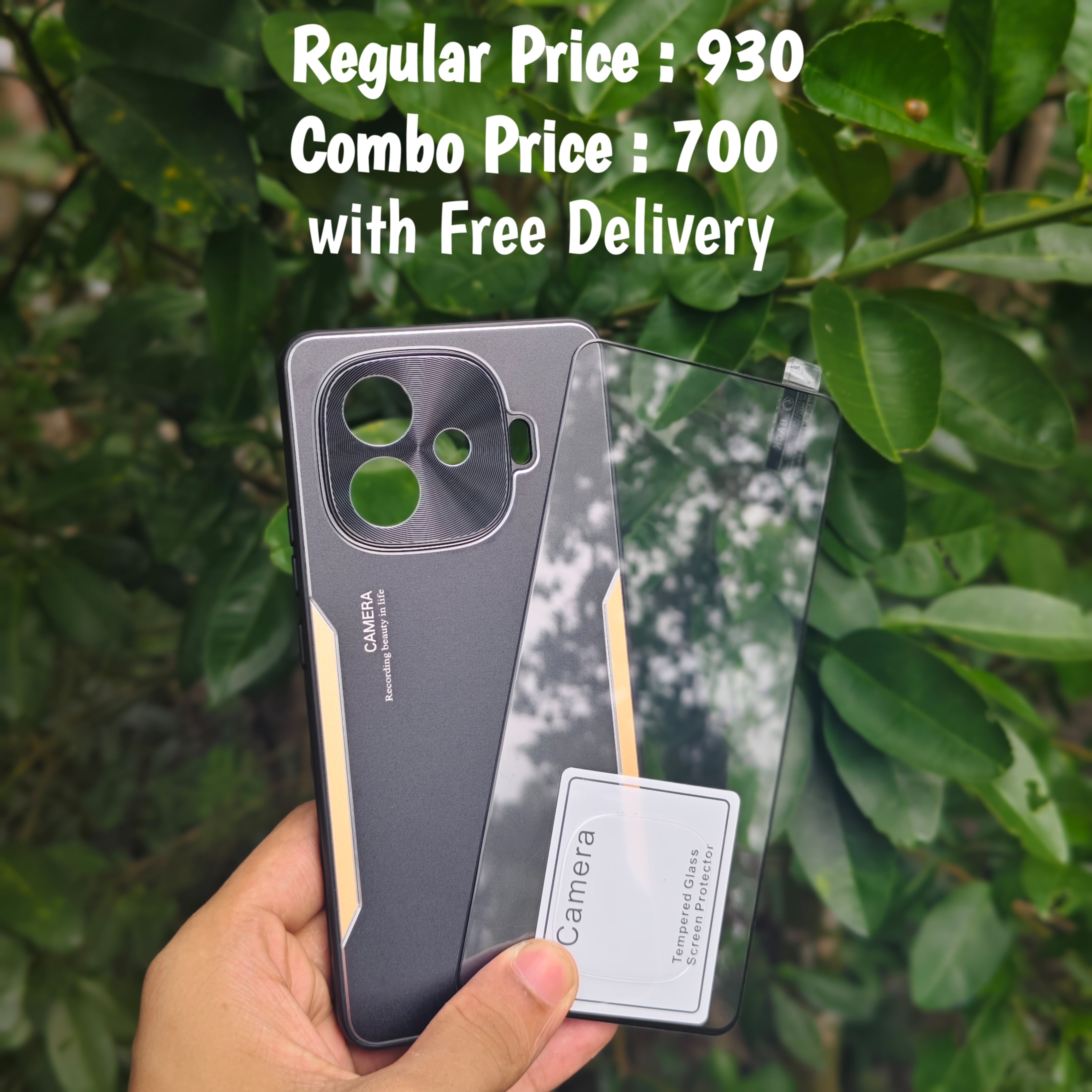 IQOO Z9Turbo combo cover + screen protector + camera protector (glass)_img_1