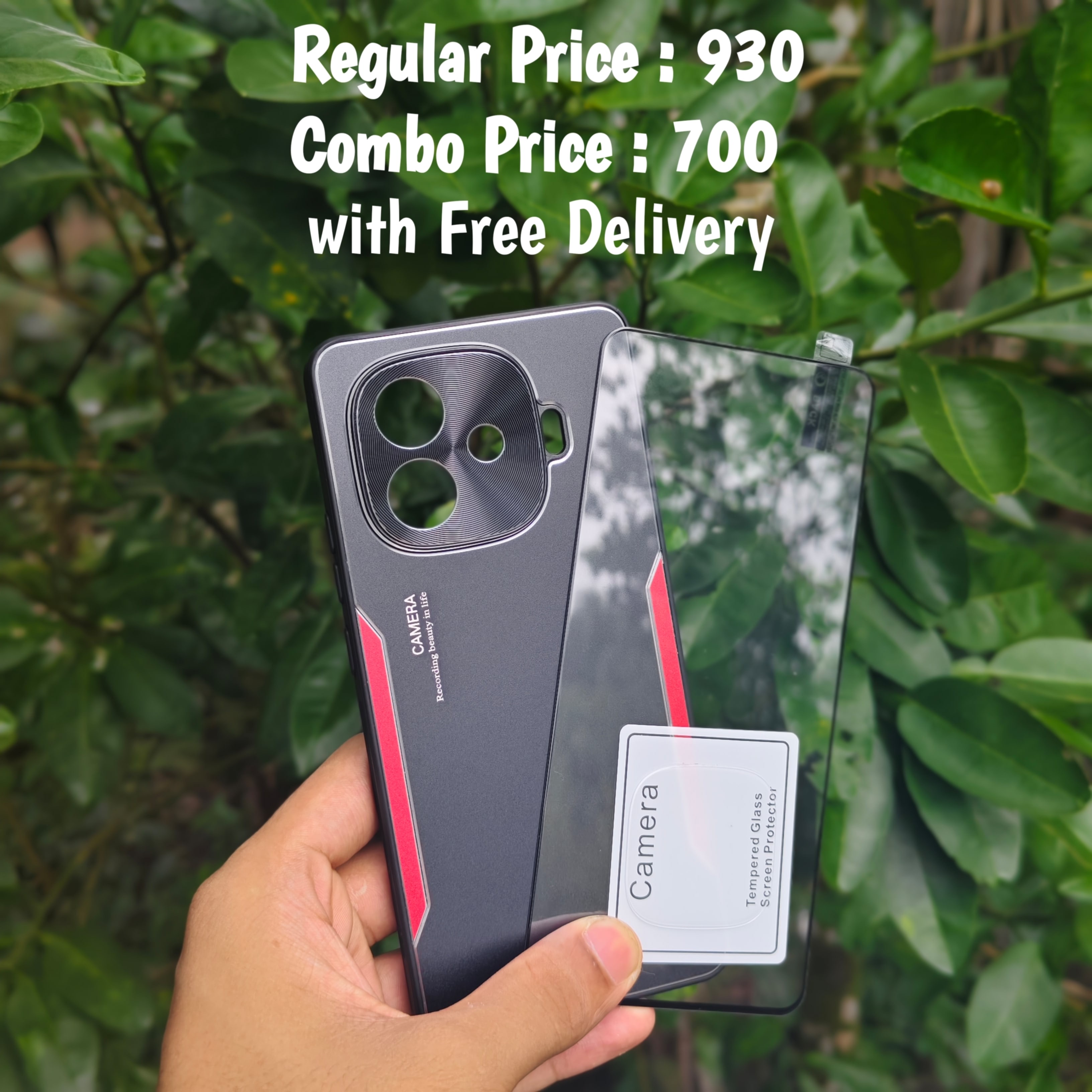 IQOO Z9Turbo combo cover + screen protector + camera protector (glass)_img_2