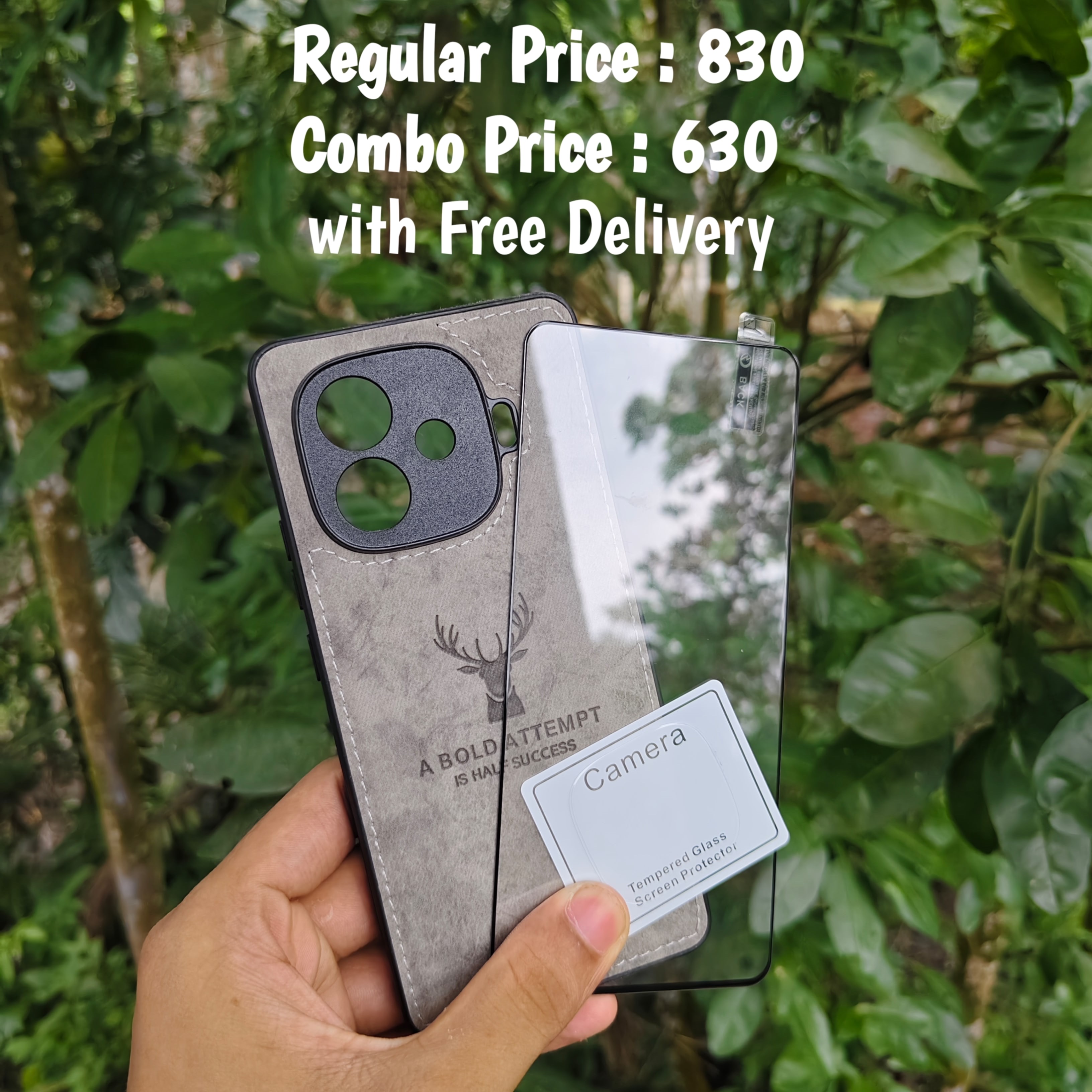 IQOO Z9Turbo combo fabric cover + screen protector + camera protector (glass)_img_0