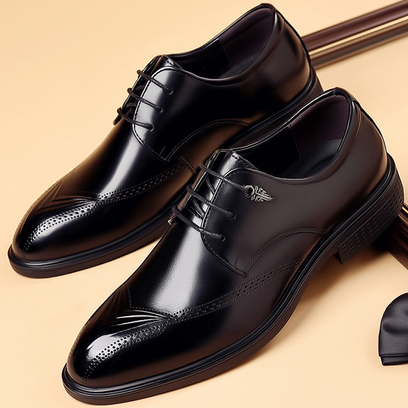 Genuine Leather Oxford Shoes_img_1