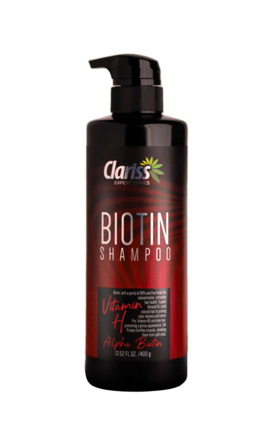 Clariss Biotin Shampoo Vitamin H Alpha Biotin 400ml - Image 1
