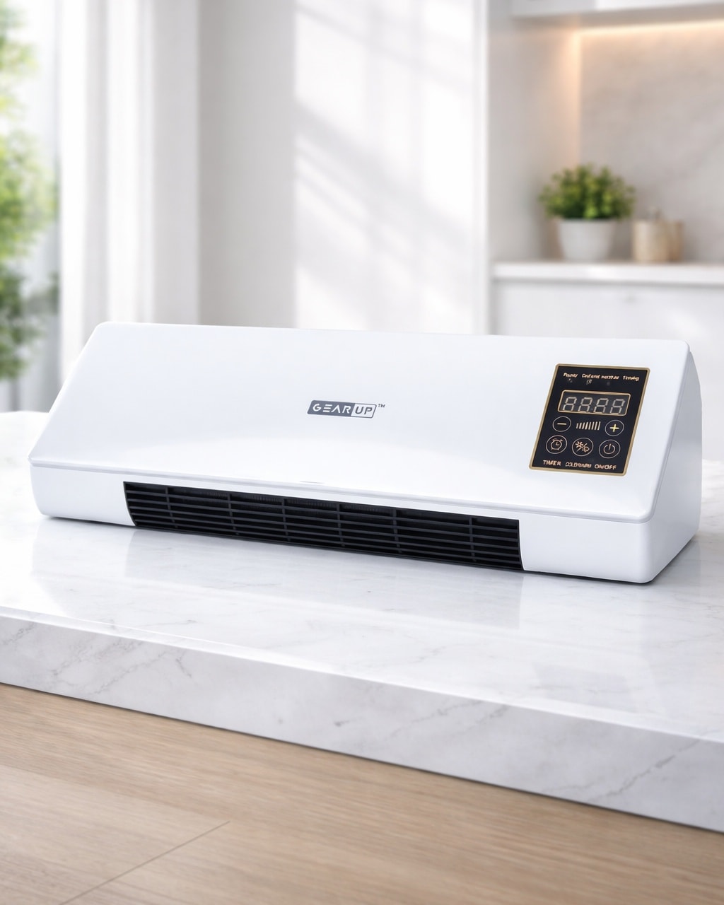 GearUP Remote Controlled AC Style Room Heater – 1800 Watts, Wall or Table Mount