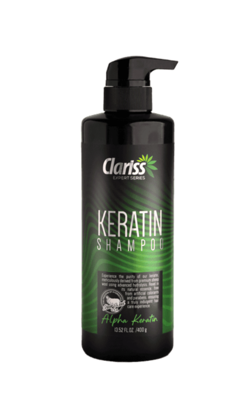 Clariss Keratin Shampoo 400ml . - Image 1