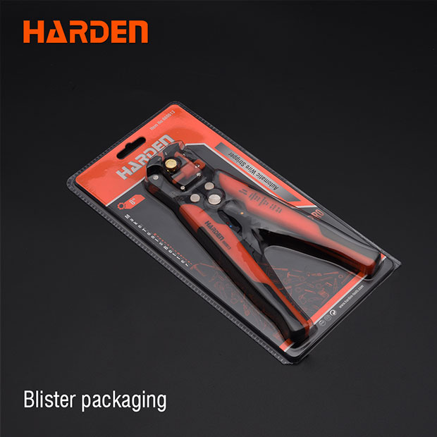 HARDEN 660613 Automatic Wire Stripper, 6", 0.2 - 6 mm2,  Automatic Cable Wire Stripper Crimping Plier Self Adjusting Crimper For Electrician Crimping