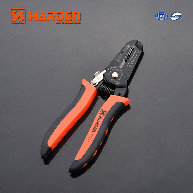 HARDEN 660621 Professional Electric Wire Cutter Stripper, 175mm, 0.6 - 2.6 mm_img_1