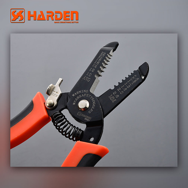 HARDEN 660621 Professional Electric Wire Cutter Stripper, 175mm, 0.6 - 2.6 mm_img_5