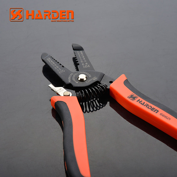 HARDEN 660621 Professional Electric Wire Cutter Stripper, 175mm, 0.6 - 2.6 mm_img_6