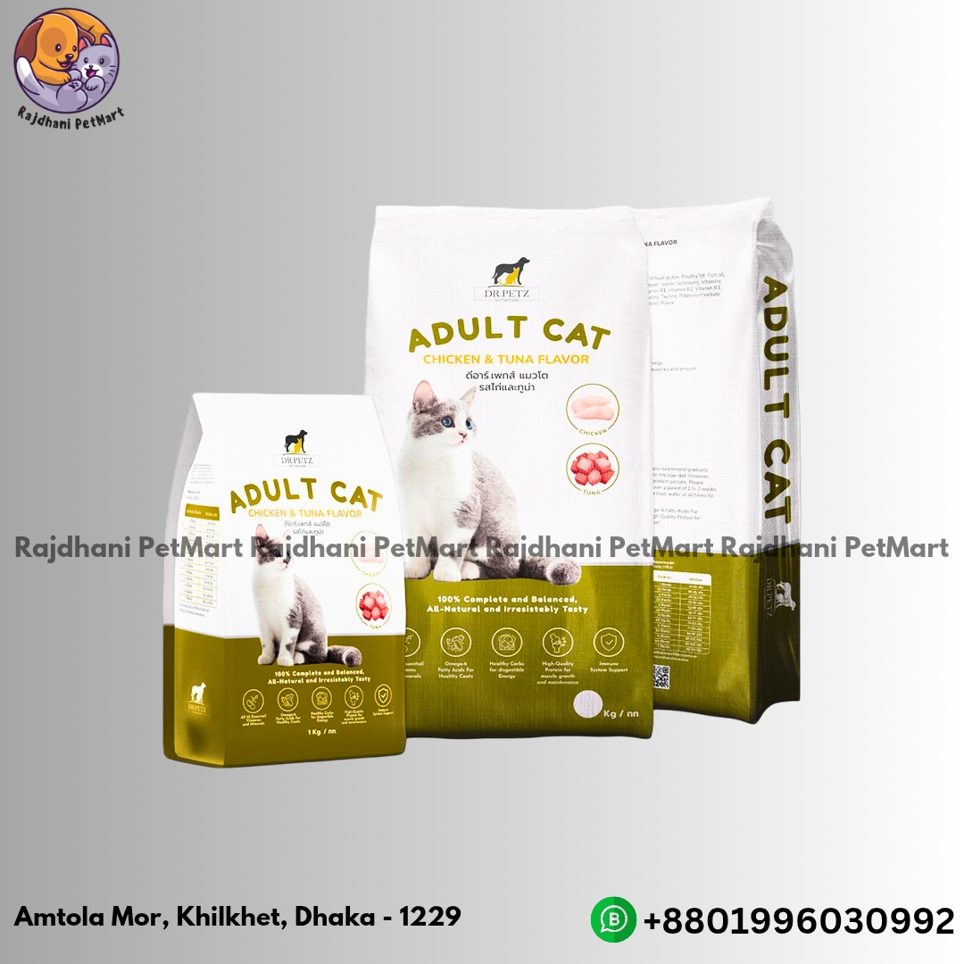 Dr. Petz Adult Cat Food Chicken & Tuna 1kg