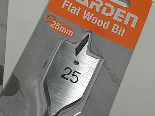 HARDEN Flat Wood Bit, ( 10 | 12 | 14 | 16 | 18 | 19 | 20 | 22 | 25mm ), length 150mm, 1/4" hex shank; 613010_img_17