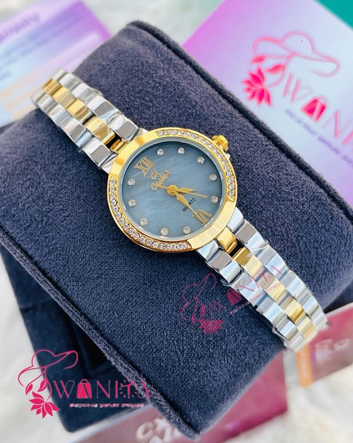 Caslex Ice Blue Dial Watch