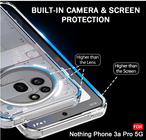 Anti Yellow Hard Case Nothing Phone 3A Pro Back Cover_img_2