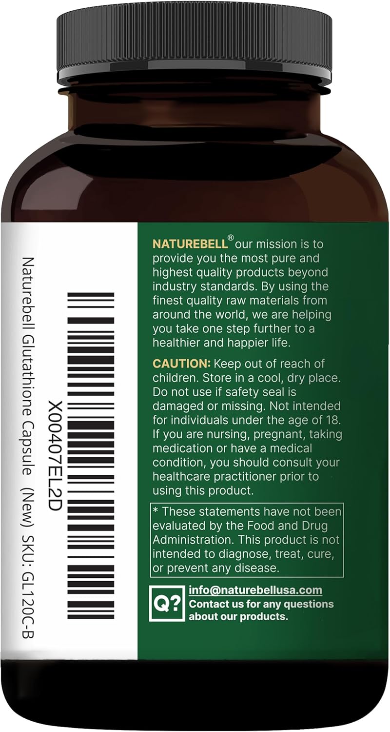 NatureBell Glutathione 2000mg - 240 Capsules - Made in USA_img_2