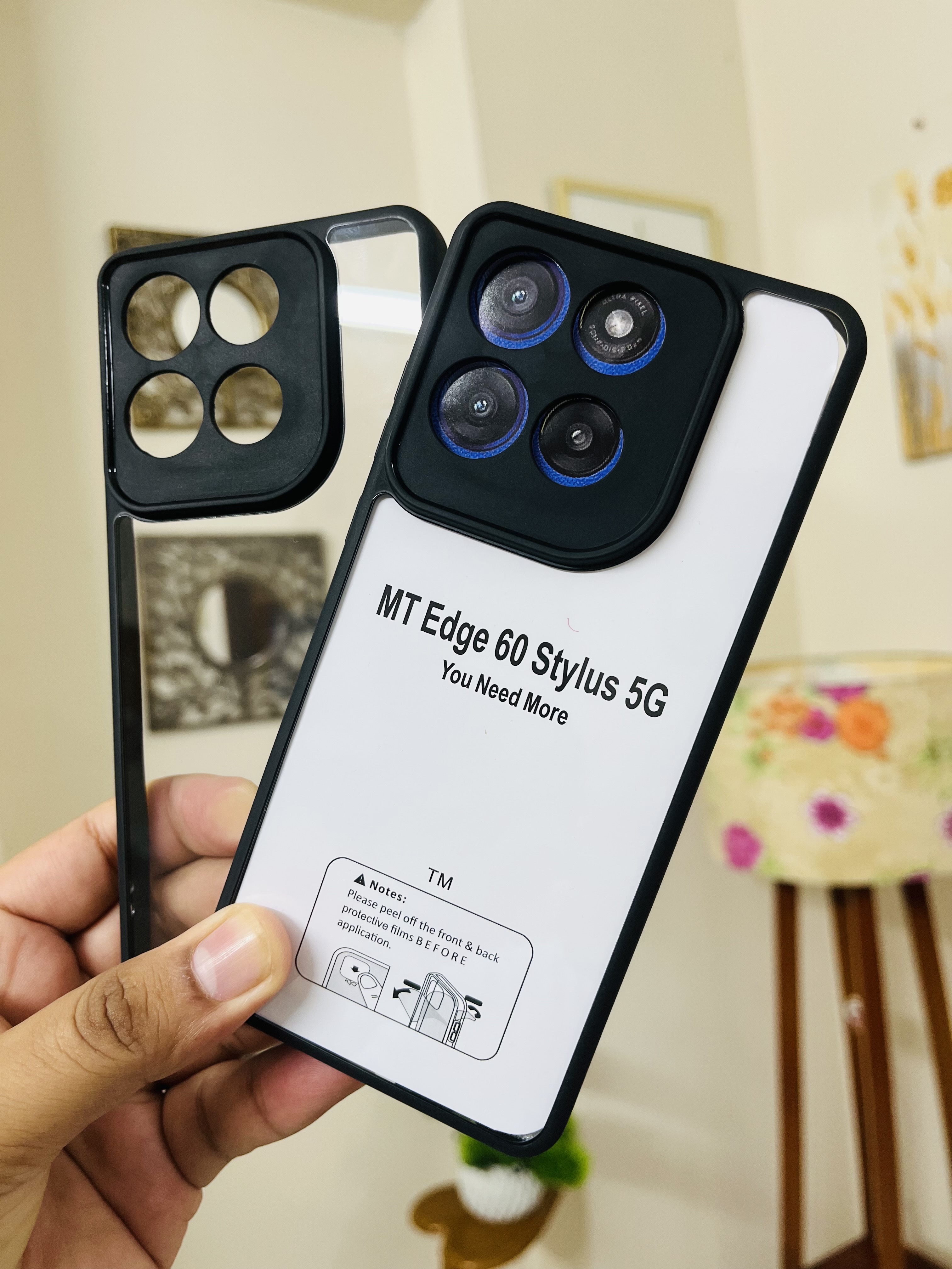 Motorola Edge 60 Stylus Back Cover Q Series Brand