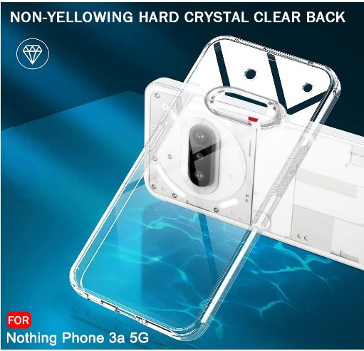 Anti Yellow Hard Case Nothing Phone 3A Back Cover