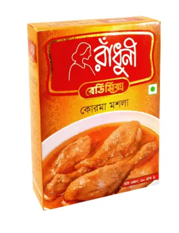 রাঁধুনির কোর্মা মসলা। Radhuni Korma Masala 30 gm - Image 1