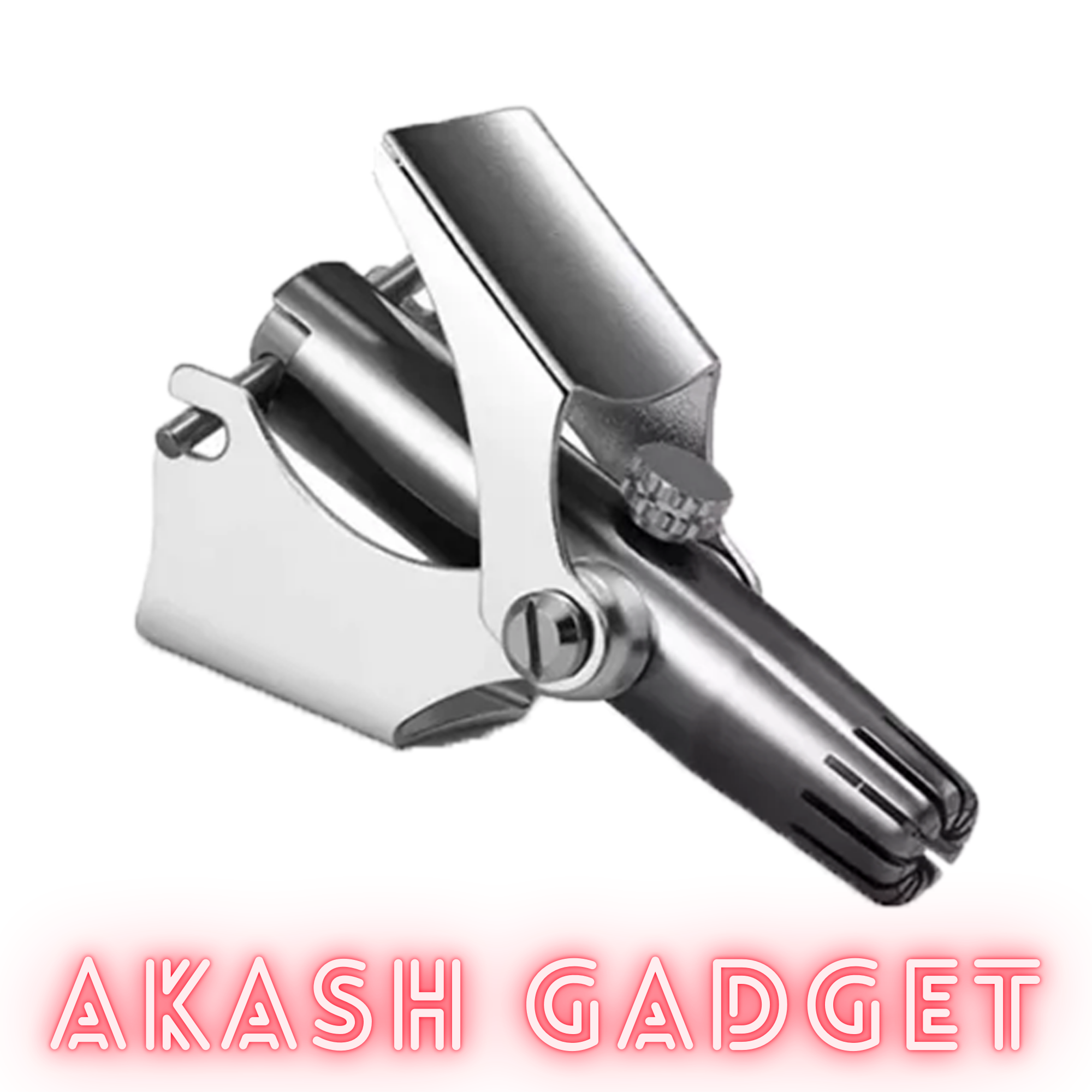 Manual Mini Stainless Nose Hair Trimmer for Men_img_1