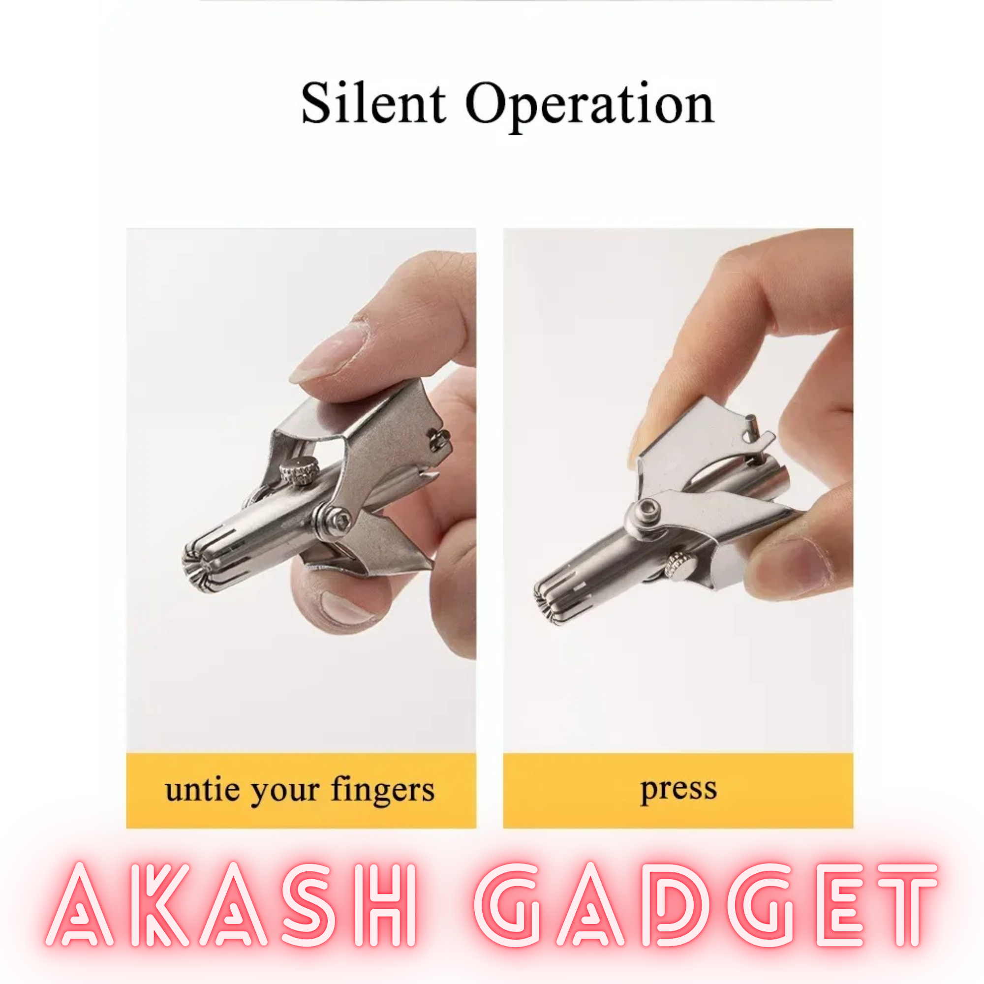 Manual Mini Stainless Nose Hair Trimmer for Men_img_11