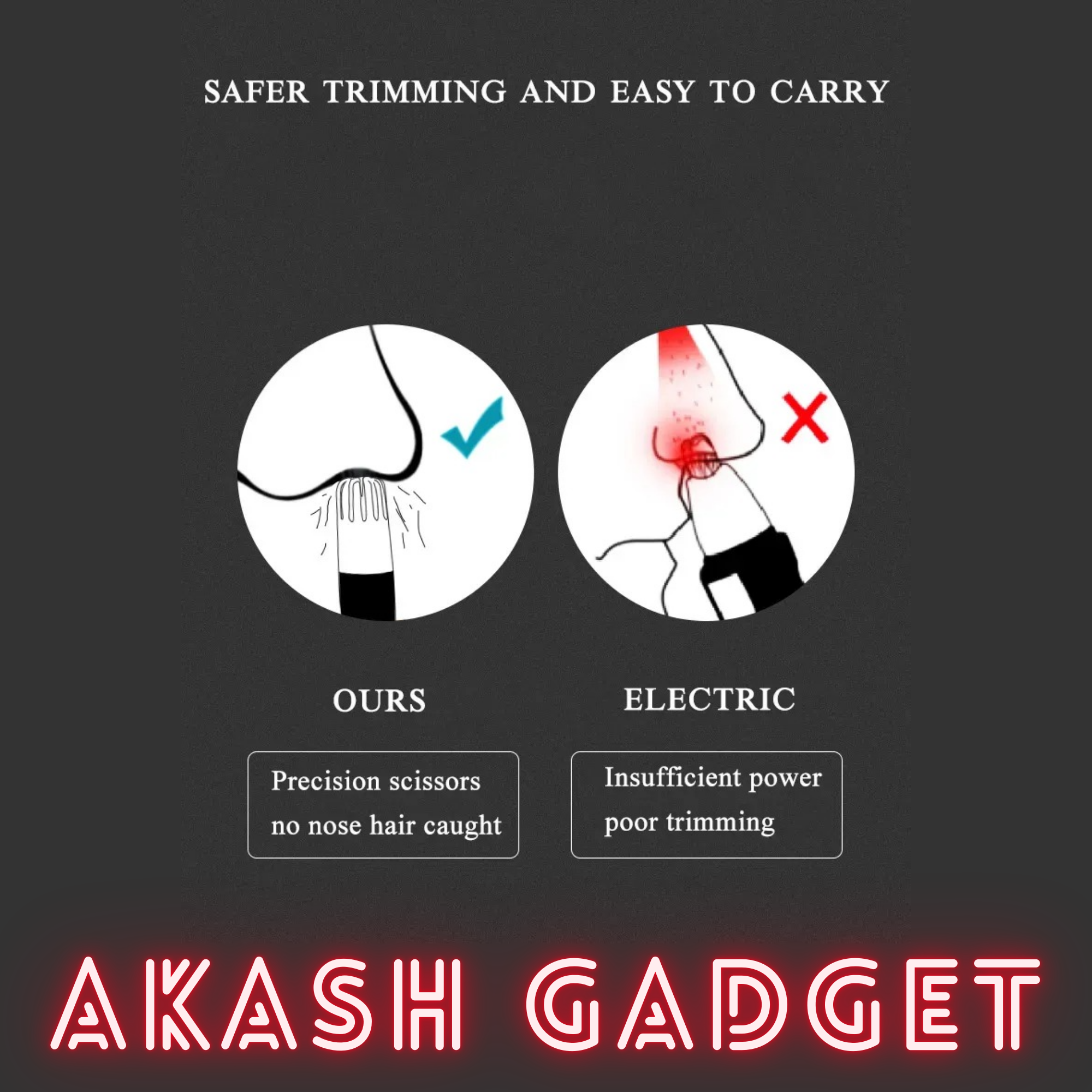 Manual Mini Stainless Nose Hair Trimmer for Men_img_14