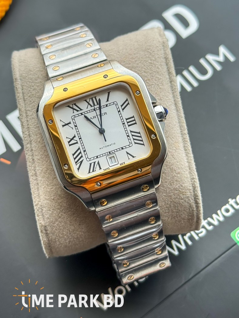 Cartier santos same but gry dial