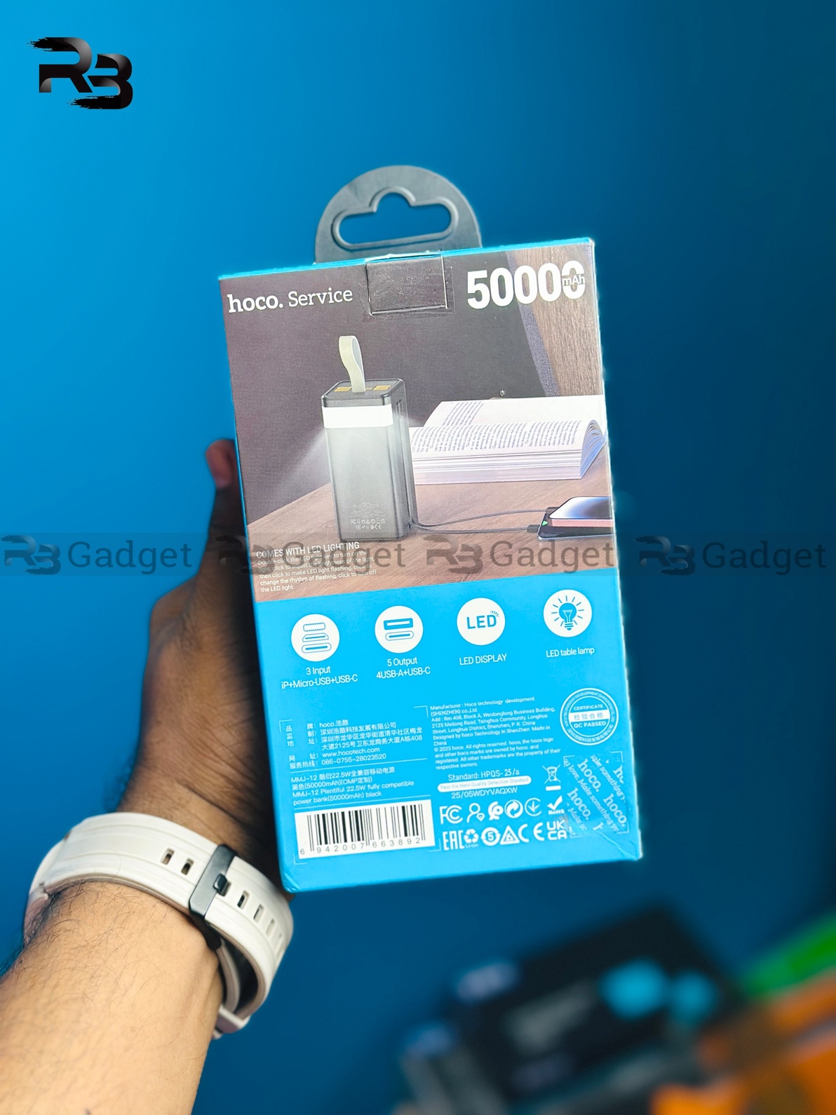 Hoco MMJ-12 50000mAh 22.5W Fast Charging Power Bank_img_5