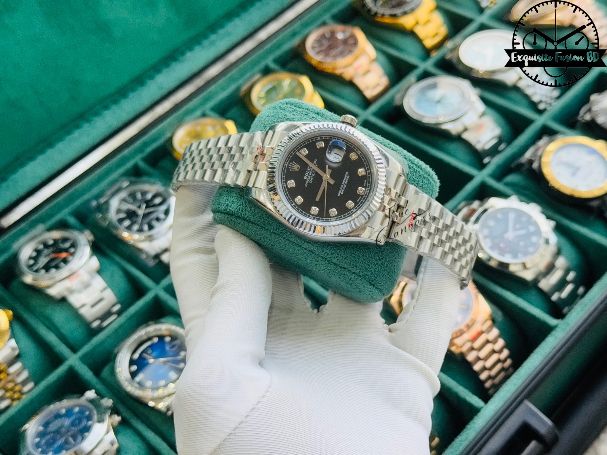 Rolex Date Just Jublee Chain Automatic U1 Grade Watch