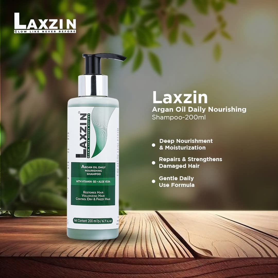 Laxzin Argan Oil Daily Nourishing Shampoo(200ml)