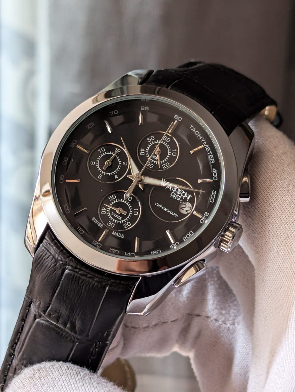 Tissot Chronograph Black Face_img_1