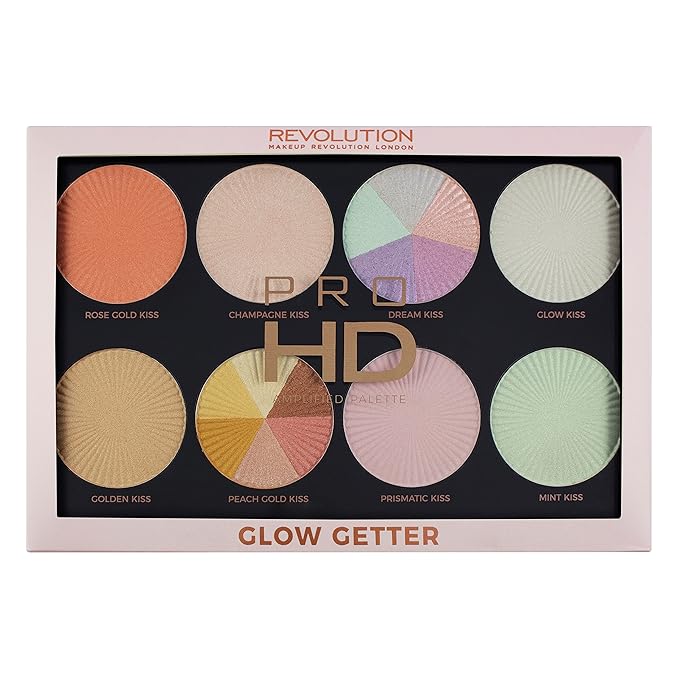 Makeup Revolution Pro HD Amplified Highlighter Palette - Glow Getter