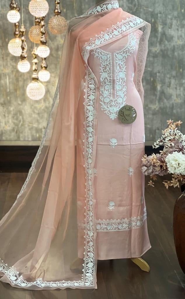 Indian Weightless Georgette Four Piece_img_0