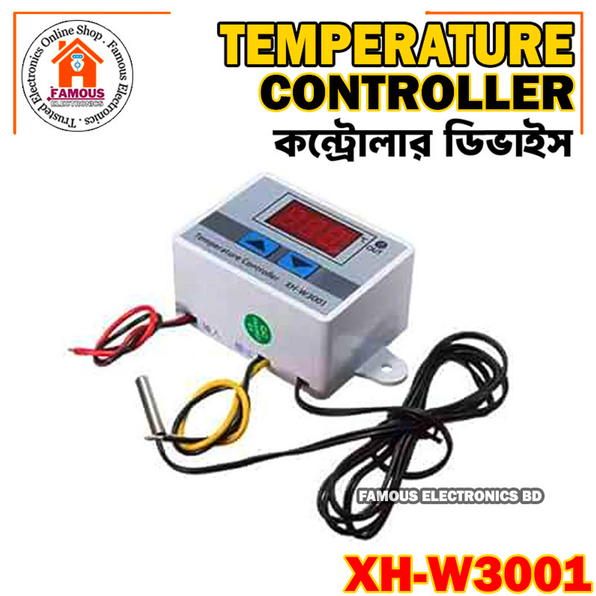 XH-W3001 Digital Temperature Controller AC 220v LED Display Thermometer Controller Supply AC220V Using Egg Incubator Equivalent_img_6