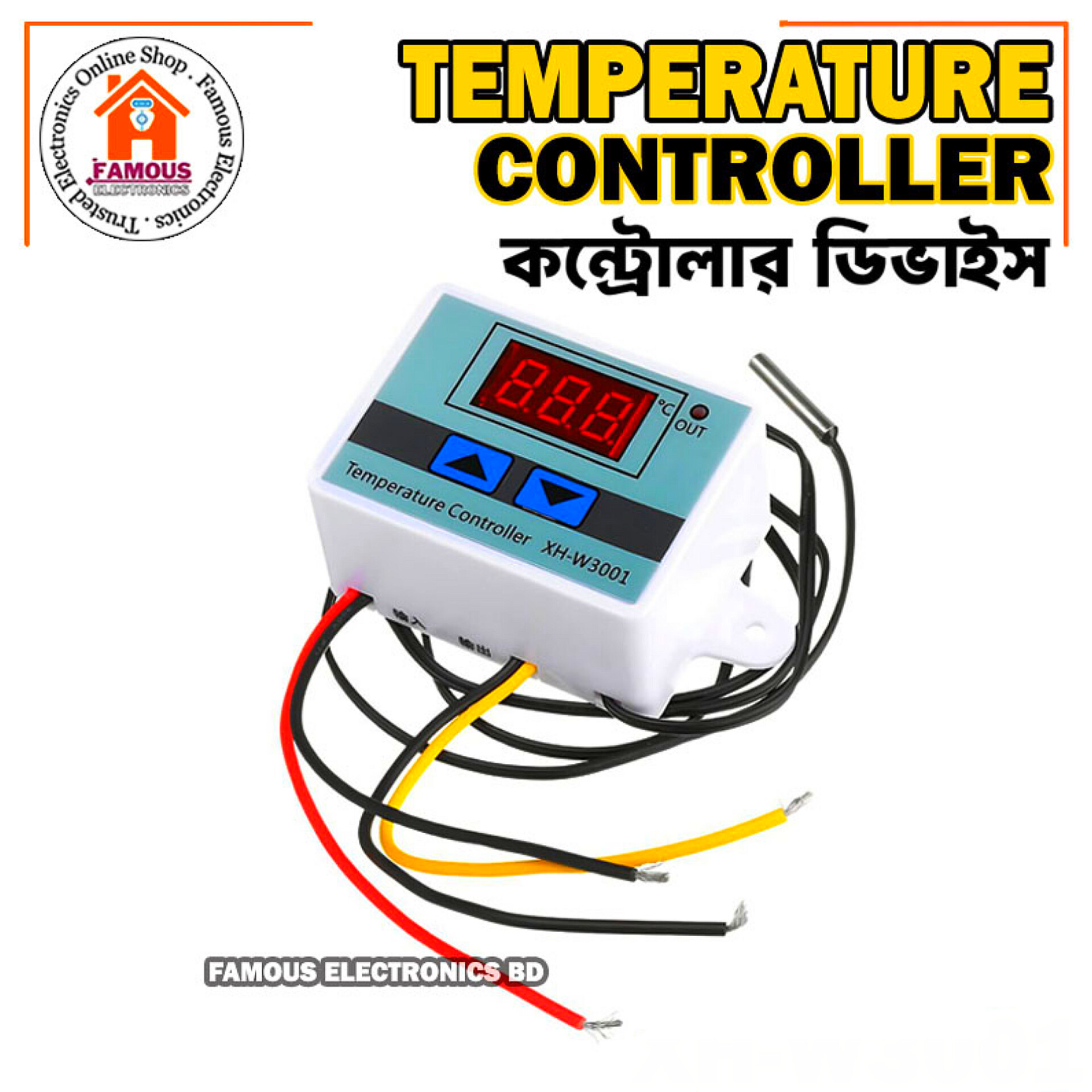 XH-W3001 Digital Temperature Controller AC 220v LED Display Thermometer Controller Supply AC220V Using Egg Incubator Equivalent_img_7