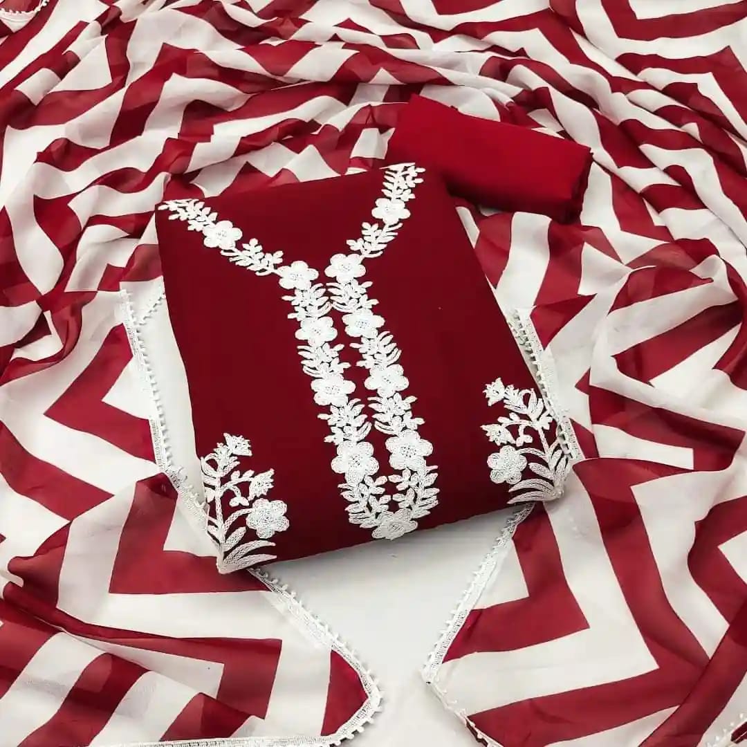 Kashmiri Aari Embroidery Three-Piece_img_0