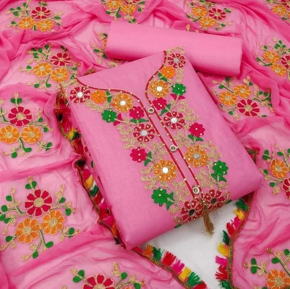 Kashmiri Aari Embroidery Three-Piece_img_0