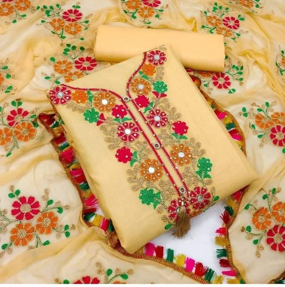 Kashmiri Aari Embroidery Three-Piece_img_0