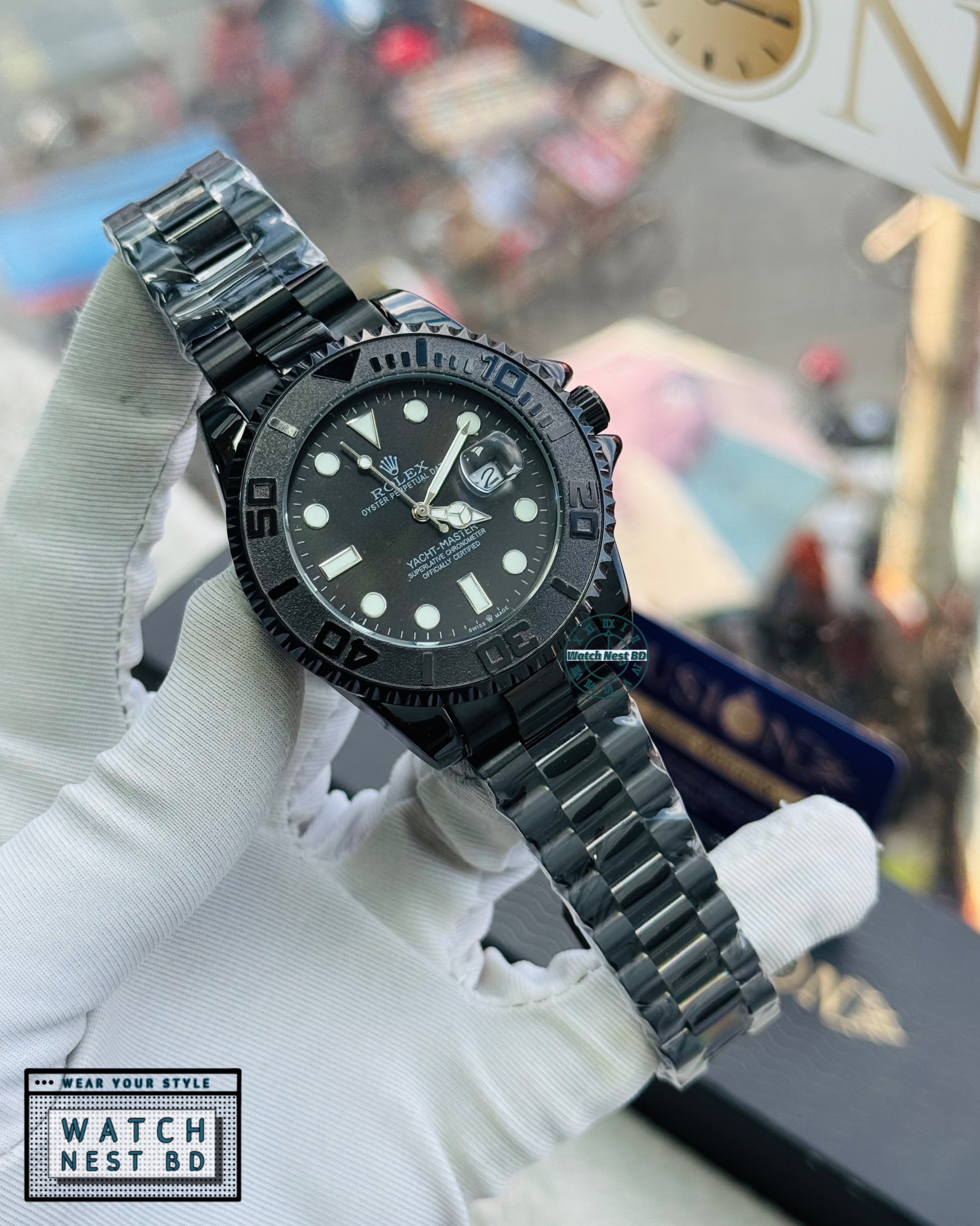 Rolex Yacht Master Quartz Watch (AA Grade)