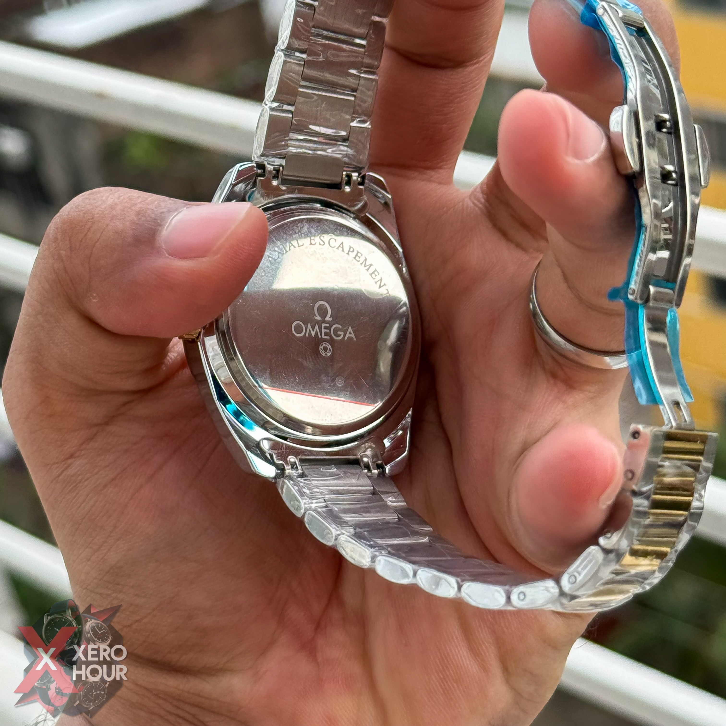 Omega seamaster Date just  | Silver white dial_img_2