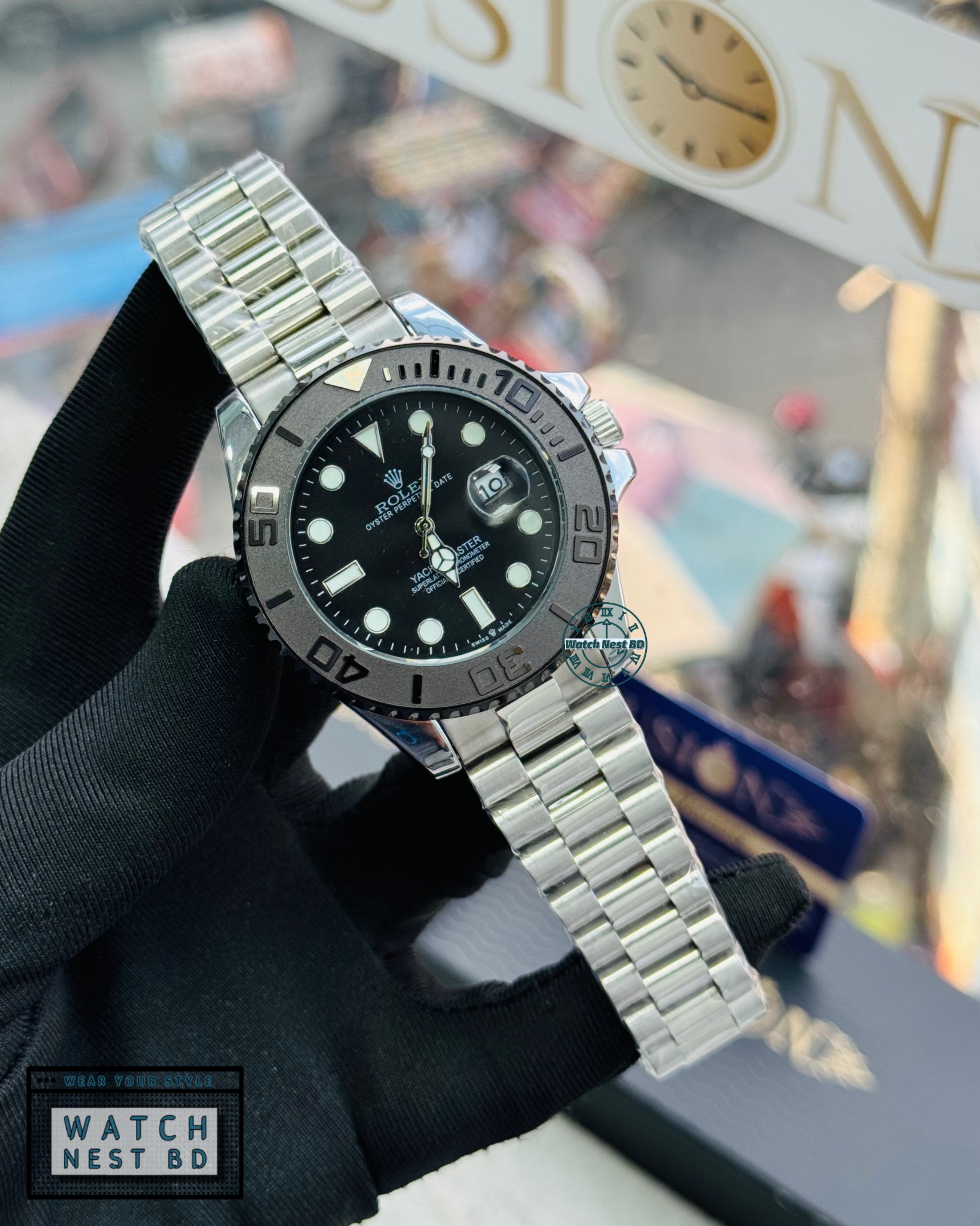 Rolex Yacht Master Quartz Watch (AA Grade)